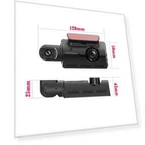 HD Dual-Lens Car Recorder — Dashboard Cameras