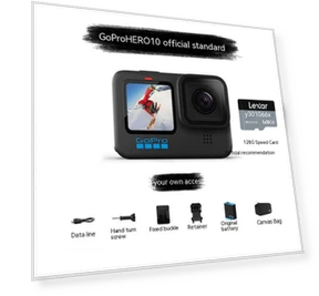 Waterproof Anti-Shake 5K Ultra HD Sports Camera — Adventure & Sports Cameras, GoPro