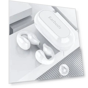 Wireless Ear Clip Bone Conduction Headphones — On-Ear Headphones