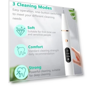 Ultrasonic Electric Dental Cleaner — Power Flossers