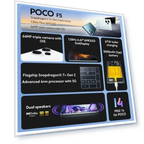 F5 5G Smartphone — Mobile Devices & Accessories, POCO