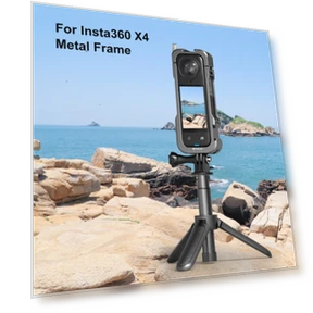 Metal Protective Cage Rig Housing Frame with Lens Cover — Camera Brackets, PULUZ