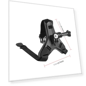 Motorcycle Helmet Chin Strap Mount — Steady Shots, PULUZ