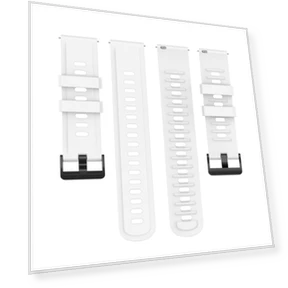 Solid Color Silicone Watch Band — Smartwatch Straps, Xiaomi