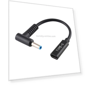USB-C to 4.5 x 3.0mm Power Adapter Charger Cable — Chargers & Adapters, HP