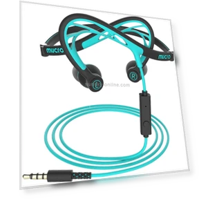 Foldable Wired Running Sports Headphones — In-Ear Headphones, Mucro