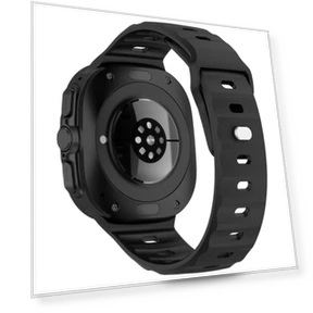 Solid Color Reverse Buckle Silicone Watch Band — Bands, Samsung