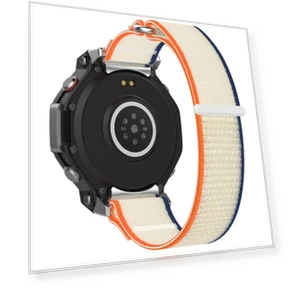 Two Tone Nylon Hook and Loop Fastener Watch Band — Watch Straps & Bands, Amazfit