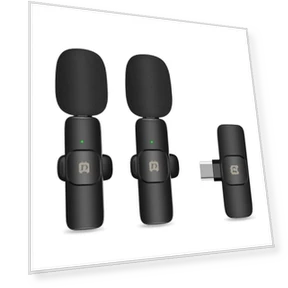 Wireless Lavalier Noise Reduction Reverb Microphones — Wireless Systems, PULUZ