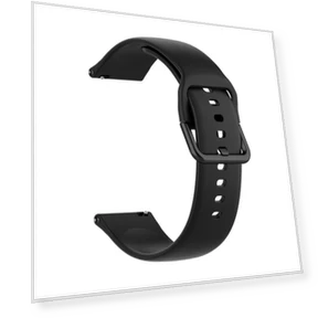 Solid Color Soft Silicone Watch Band — Watch Straps & Bands, Amazfit