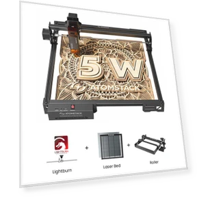 5W Laser Engraver with Accessories — Engraving Equipment & Accessories, ATOMSTACK