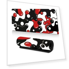 Abstract Fluid Color Blending Mouse Pad — Mouse Pads