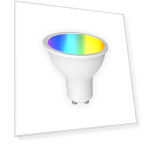 Умная лампочка LED, Multicolor, WiFi, GU10 — Светодиодные, MOES