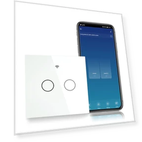 Умный выключатель ZigBee Smart Switch Double — Умные модули, MOES