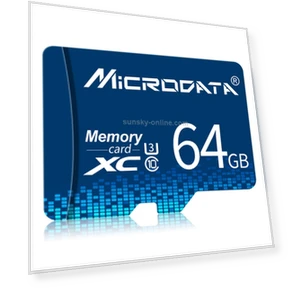 U3 Blue TF(Micro SD) Memory Card — MicroSD Cards, MiCRODATA