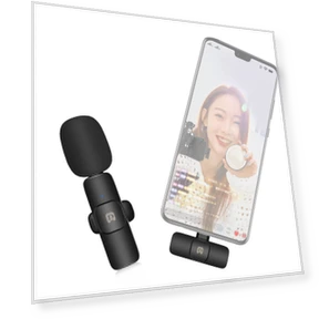Wireless Lavalier Noise Reduction Reverb Microphone — Wireless Systems, PULUZ