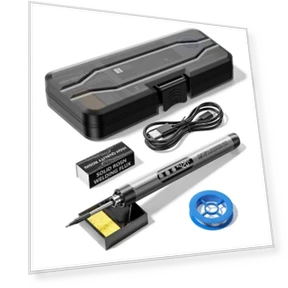 Digital Display Charging Soldering Iron Set — Stations