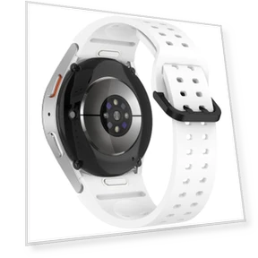 Diplopore Button Quick Release Silicone Watch Band — Watch Accessories, Samsung