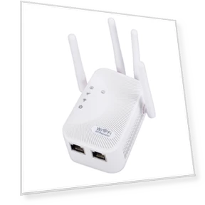 Four-antenna 300M Repeater WiFi Wireless Router — Repeaters