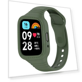 Integrated Fully Enclosed Silicone Watch Band — Watch Accessories, Redmi