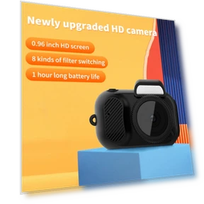 Mini Action Camera with Screen — Adventure & Sports Cameras