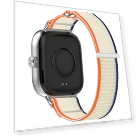 Nylon Woven Hook and Loop Fastener Watch Band — Smartwatch Straps, Redmi