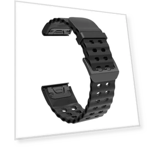 Ocean Quick Release Silicone Watch Band — Girls' Watch Straps, Garmin