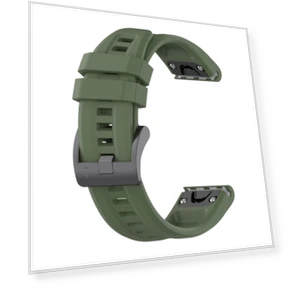Silicone Sport Pure Color Watch Band — Bands, Garmin