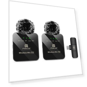 Wireless Lavalier Microphone for Type-C Phone — Audio Capture Devices, PULUZ
