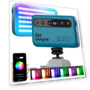 Portable App Control Phone Fill Lamp — Selfie Lights, Weeylite