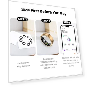 Smart Activity Tracker Ring — Smart Rings, TIAZUUX