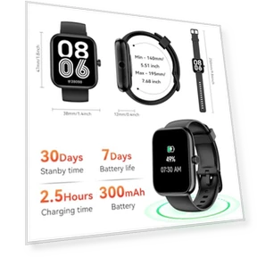 Smart Watch with Alexa & Bluetooth Calls — Smartwatches, Senbono