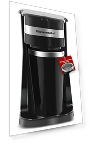 Personal Single-Serve Compact Coffee Maker — Single-Cup Coffee Makers, Elite Gourmet
