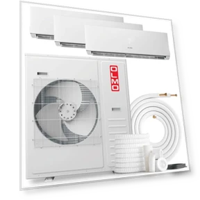 Tri Zone Wall Mount Ductless Mini Split A/C and Heater — Split-System, OLMO