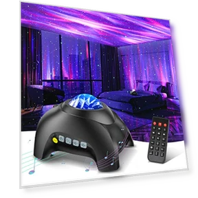 Aurora Projector with Light Effects and Bluetooth Speaker — Outdoor Light Projectors, HODANS
