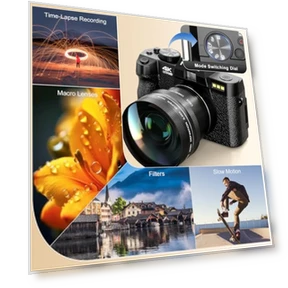 Digital Camera for Photography with 16X Zoom — Compact Digital Cameras, NBD