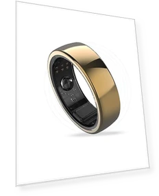 Titanium Unisex Smart Ring with Sleep, Heart Rate, Activity & Fitness Tracking — Smartwatches, aabo