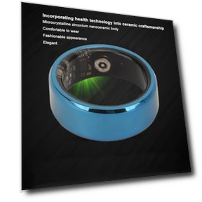 Ceramic Smart Ring Health Sleep Monitoring Step Counter Remote Camera — Smart Rings, ciciglow