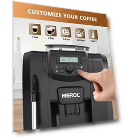 Fully Automatic Espresso Coffee Machine — Espresso Machines, MEROL