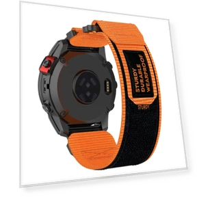 Nylon Hook and Loop Fastener Quick Release Watch Band — Smartwatch Straps, Garmin