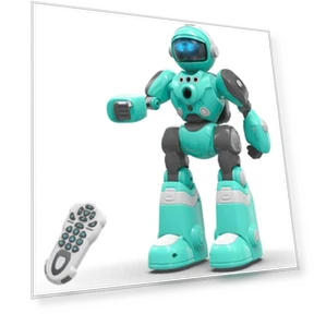 Programmable Remote Control Robot with Magic Record Voice Function — Interactive Figures & Robots, STEMTRON