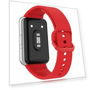 Solid Color Colorful Buckle Silicone Watch Band — Girls' Watch Straps, Samsung