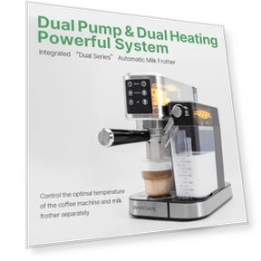 Touchscreen Espresso Maker with Automatic Milk Frother — Espresso Machines, URintells Cuising