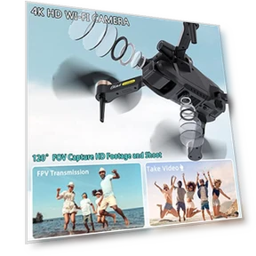 4K HD GPS Drone with Camera — Drones, TTBD TOYS