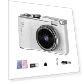 Dual-lens 4K HD CCD Camera — Camcorder