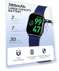 Infrared True Blood Oxygen Monitor Smart Watch — Smartwatches, SOUYIE