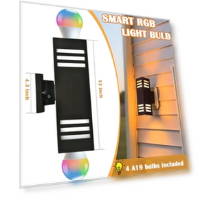 RGB Smart Wall Lights — Garden Illumination, iYogaled