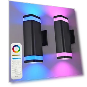 Smart Up and Down Lights Outdoor 2 Pack — Garden Illumination, wowlite