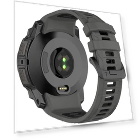 Two Color Sports Silicone Watch Band — Watch Straps & Bands, Garmin