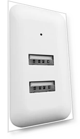 Two Port USB-A Wall Charger — Wall Chargers, Amazon Basics